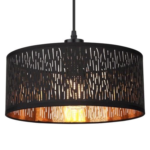 Hängelampe schwarz gold - hängelampe,