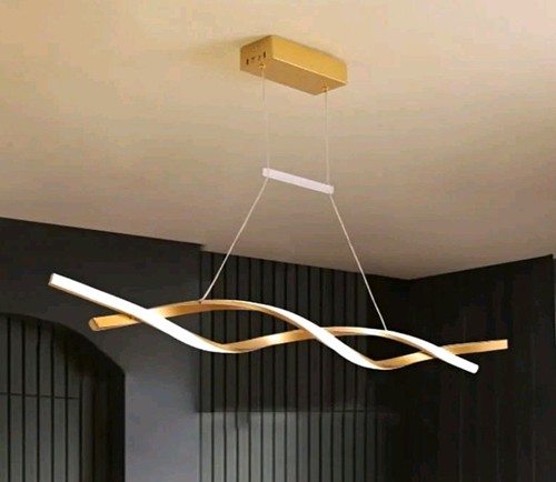 Led pendelleuchte gold neu - pendelleuchte,